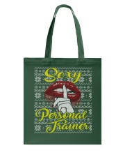 SEXY PERSONAL TRAINER UGLY CHRISTMAS SWEATER Tote Bag thumbnail