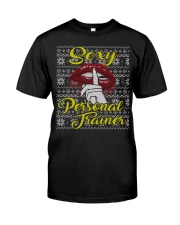 SEXY PERSONAL TRAINER UGLY CHRISTMAS SWEATER Classic T-Shirt thumbnail