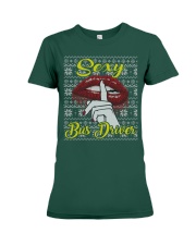 SEXY BUS DRIVER UGLY CHRISTMAS SWEATER Premium Fit Ladies Tee thumbnail