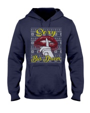 SEXY BUS DRIVER UGLY CHRISTMAS SWEATER Hooded Sweatshirt thumbnail