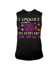 I CROCHET TO BURN OFF THE CRAZY Sleeveless Tee thumbnail