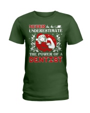 DENTIST UGLY CHRISTMAS SWEATER DENTIST XMAS GIFT Ladies T-Shirt thumbnail