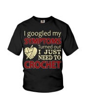I Googled My Symptoms Crochet Funny Crochet Youth T-Shirt thumbnail
