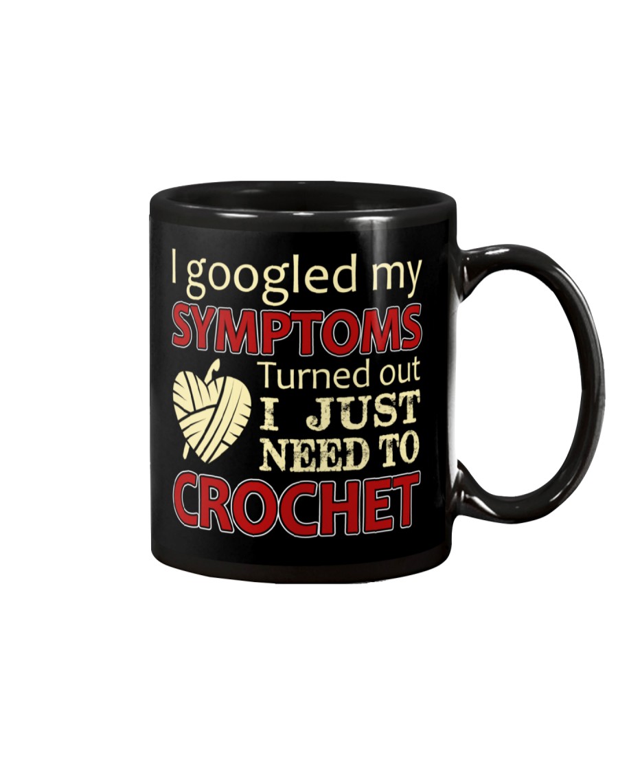 I Googled My Symptoms Crochet Funny Crochet Mug
