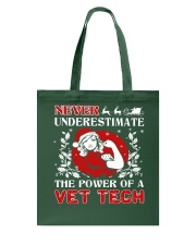 VET TECH UGLY CHRISTMAS SWEATER VET TECH XMAS GIFT Tote Bag thumbnail