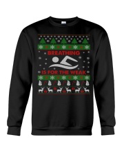 SWIMMING UGLY CHRISTMAS SWEATER SWIMMER XMAS GIFT Crewneck Sweatshirt thumbnail