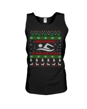 SWIMMING UGLY CHRISTMAS SWEATER SWIMMER XMAS GIFT Unisex Tank thumbnail