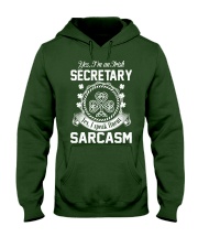 THIS IRISH SECRETARY SPEAKS FLUENT SARCASM Hooded Sweatshirt thumbnail