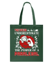 PARALEGAL UGLY CHRISTMAS SWEATER PARALEGAL XMAS Tote Bag thumbnail