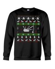 BAGPIPE UGLY CHRISTMAS SWEATER Crewneck Sweatshirt thumbnail