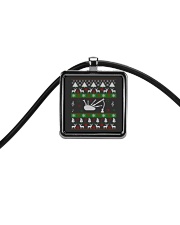 BAGPIPE UGLY CHRISTMAS SWEATER Cord Rectangle Necklace thumbnail
