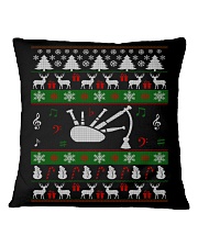 BAGPIPE UGLY CHRISTMAS SWEATER Square Pillowcase thumbnail