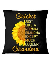 GRANDMOTHER GIFT COOL CRICKET GRANDMA Square Pillowcase thumbnail