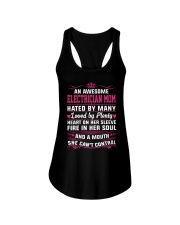 AWESOME ELECTRICIAN MOM Ladies Flowy Tank thumbnail