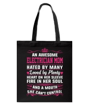 AWESOME ELECTRICIAN MOM Tote Bag thumbnail