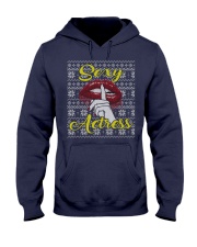 SEXY ACTRESS UGLY CHRISTMAS SWEATER Hooded Sweatshirt thumbnail