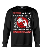HAIRSTYLISH UGLY CHRISTMAS SWEATER HAIRSTYLIST Crewneck Sweatshirt thumbnail