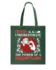 HAIRSTYLISH UGLY CHRISTMAS SWEATER HAIRSTYLIST Tote Bag thumbnail