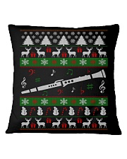 CLARINET UGLY CHRISTMAS SWEATER NEW Square Pillowcase thumbnail