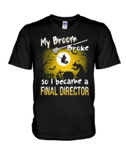 Final Director 2018 Halloween Costumes V-Neck T-Shirt thumbnail