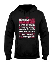 AWESOME BRANCH MANAGER MOM Hooded Sweatshirt thumbnail
