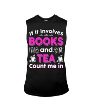 I LOVE BOOKS AND TEA FUNNY Sleeveless Tee thumbnail