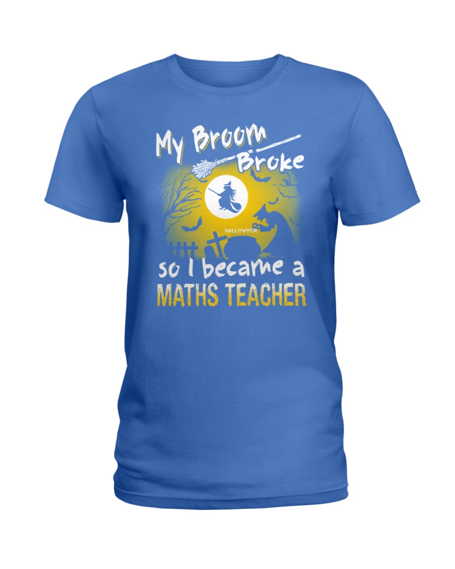 MATHS TEACHER 2018 HALLOWEEN COSTUMES Ladies T-Shirt