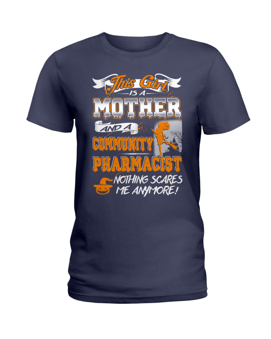 Community Pharmacist Mother 2018 Halloween Costume Ladies T-Shirt