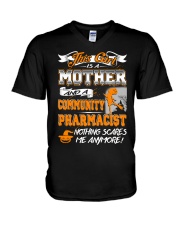Community Pharmacist Mother 2018 Halloween Costume V-Neck T-Shirt thumbnail
