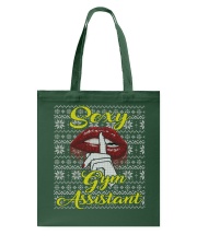 SEXY GYM ASSISTANT UGLY CHRISTMAS SWEATER Tote Bag thumbnail