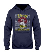SEXY GYM ASSISTANT UGLY CHRISTMAS SWEATER Hooded Sweatshirt thumbnail