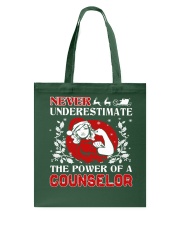 COUNSELOR UGLY CHRISTMAS SWEATER Tote Bag thumbnail
