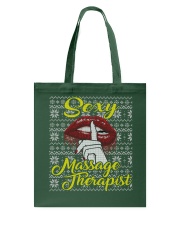 SEXY MASSAGE THERAPIST UGLY CHRISTMAS SWEATER Tote Bag thumbnail