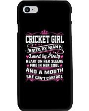 CRICKET GIRL HATED BY MANY LOVED BY PLENTY Phone Case thumbnail