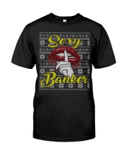 SEXY BANKER UGLY CHRISTMAS SWEATER Classic T-Shirt thumbnail