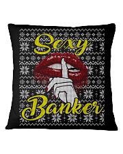 SEXY BANKER UGLY CHRISTMAS SWEATER Square Pillowcase thumbnail