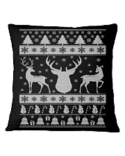 REINDEER UGLY CHRISTMAS SWEATER REINDEER XMAS GIFT Square Pillowcase thumbnail