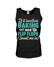 LOVE BAKING AND FLIP FLOPS MEN WOMEN GIFT Unisex Tank thumbnail