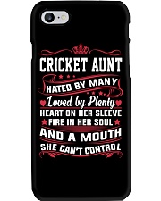 AWESOME CRICKET AUNT Phone Case thumbnail