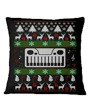 SYNTHESIZER UGLY CHRISTMAS SWEATER XMAS Square Pillowcase thumbnail