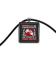 TRUCK DRIVER UGLY CHRISTMAS SWEATER TRUCK DRIVER Cord Rectangle Necklace thumbnail