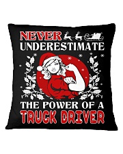TRUCK DRIVER UGLY CHRISTMAS SWEATER TRUCK DRIVER Square Pillowcase thumbnail