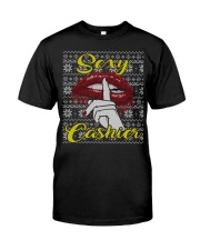 SEXY CASHIER UGLY CHRISTMAS SWEATER CASHIER XMAS Classic T-Shirt thumbnail