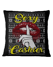 SEXY CASHIER UGLY CHRISTMAS SWEATER CASHIER XMAS Square Pillowcase thumbnail