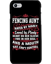 AWESOME FENCING AUNT Phone Case thumbnail