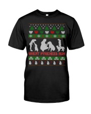 GREAT PYRENEES MOM UGLY CHRISTMAS SWEATER XMAS Classic T-Shirt thumbnail