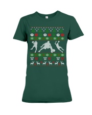 BASKETBALL GUY UGLY CHRISTMAS SWEATER Premium Fit Ladies Tee thumbnail