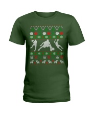 BASKETBALL GUY UGLY CHRISTMAS SWEATER Ladies T-Shirt thumbnail