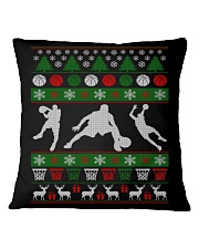 BASKETBALL GUY UGLY CHRISTMAS SWEATER Square Pillowcase thumbnail