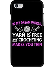 CROCHETING MAKES YOU THIN FUNNY CROCHET Phone Case thumbnail